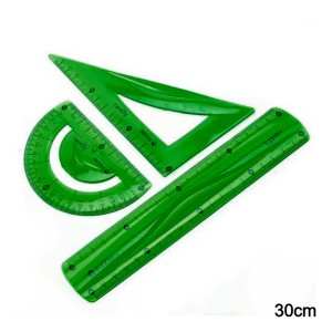 SET GEOMETRICO FLEX 30cm x 3u